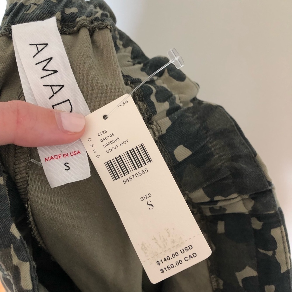 Anthropologie Amadi Trousers Floral Camo New Small - Picture 7 of 7